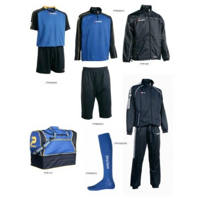 Set complet echipament fotbal Patrick Silver 109