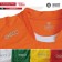 Echipament fotbal galben royal royal GECO
